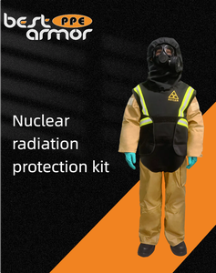 Traje de Protección contra la <span class=keywords><strong>Radiación</strong></span> Demron, Overol para Protección contra Fallout, Ropa de Seguridad <span class=keywords><strong>Anti</strong></span> <span class=keywords><strong>Nuclear</strong></span>, Reflectante, Industrial, Cómodo - Product Image 3