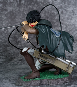 Figura de Anime de Levi Ackerman de <span class=keywords><strong>Ataque</strong></span> <span class=keywords><strong>a</strong></span> <span class=keywords><strong>los</strong></span> <span class=keywords><strong>Titanes</strong></span> de 14 cm de PVC para Colección, Decoración, Modelo de Juguete - Product Image 5