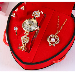 Montre de luxe pour femme, mouvement à quartz écologique, acier inoxydable, moderne, cadeau pour la Saint-Valentin, fête des mères - Product Image 6