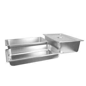 Poêle à aliments de haute qualité, en acier inoxydable, 201 gn, contenant pour poêle à buffet, livraison gratuite - Product Image 2