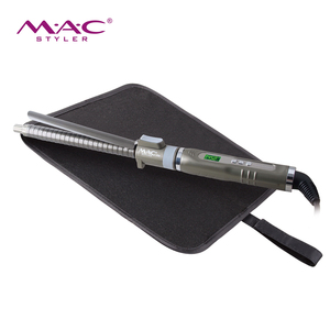 Fer à friser MAC Styler Tourmaline à baril long, fer à friser professionnel à chauffage rapide PTC 450F avec écran LCD - Product Image 3