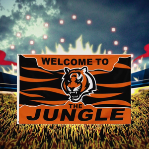 Bandiera di calcio in poliestere 3 * 5FT bandiera di <span class=keywords><strong>BENGALS</strong></span> promozione economica su misura all'ingrosso - Product Image 6