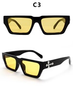 Lunettes de soleil de luxe au design chromé, forme rectangulaire, logo personnalisé, mode, UV400, pour hommes et femmes