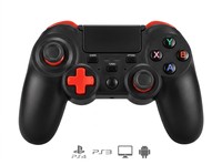 Control Inalámbrico para Juegos para PS4/Pro/Slim, PS3, PC y Android con Botones Macro M1-M4, Turbo y Vibración Dual, Giroscopio de 6 Ejes