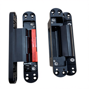 油圧式3D隠しヒンジ 亜鉛合金製 従来型デザイン 調整可能 ソフトクローズ機能付き 木製ドア用 簡単設置 - Product Image 6
