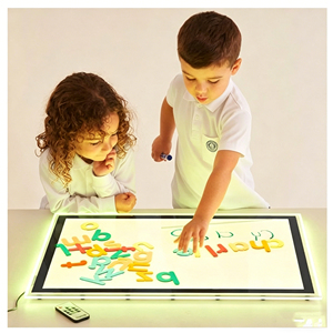 Equipo de Terapia con Mesa de Luz Educativa que Cambia de Color, Mesa de Luz LED, Panel de Luz para Niños, para Sala Sensorial y Escuela - Product Image 1