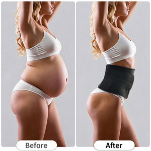 Ceinture <span class=keywords><strong>Abdominale</strong></span> Post-Opératoire, Gaine de Récupération Post-Césarienne, Soutien Post-partum, Amincissante, Réglable avec 3 Sangles de Compression - Product Image 4