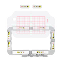 Nouveau cerceau de broderie magnétique en métal pour POOLIN EOC05 Machine de broderie à domicile informatisée
