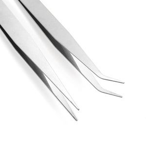 Stainless Steel Tweezers Set Pointed And Bent Tips For Jewelry Making Diy Craft <b>Tools</b> - Product Image 5