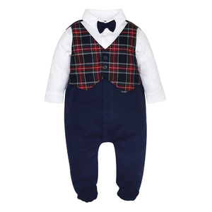 Ropa de otoño para bebé, pelele, chaleco de Caballero, pelele bonito, ropa para bebés recién nacidos, vestido de un año, Mono para bebé - Product Image 5