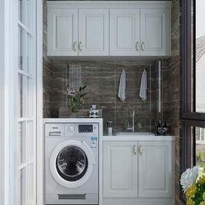 High Quality European Style Minimalist Series Advanced Large Space Laundry Cabinet - Product Image 4