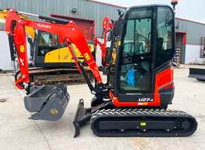 Mini-excavatrice Kubota U27-4 la plus vendue, 2,7 tonnes, à bras court, diesel, compacte, avec godet et tarière - Product Image 4