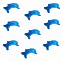 Holeywood 500g Gummy Dolphins Bleu Fruité Doux Chewy Gummy Candy Daily Snacking Halal Certifié dans un emballage en boîte