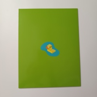 Dossier de présentation en papier léger personnalisé 23,7x30,5 cm, impression couleur, avec grande pochette, vente en gros