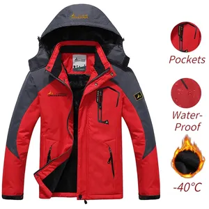 Inverno Parka Homens Windbreak Mais Grosso Quente Windproof Fur Casacos Masculino Com Capuz Outdoor Wear Casacos de Inverno dos homens