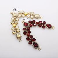 Vente en gros de tongs en métal strass et cristal en forme de V Clips chaîne de chaussures décoration boucle accessoires pour femmes