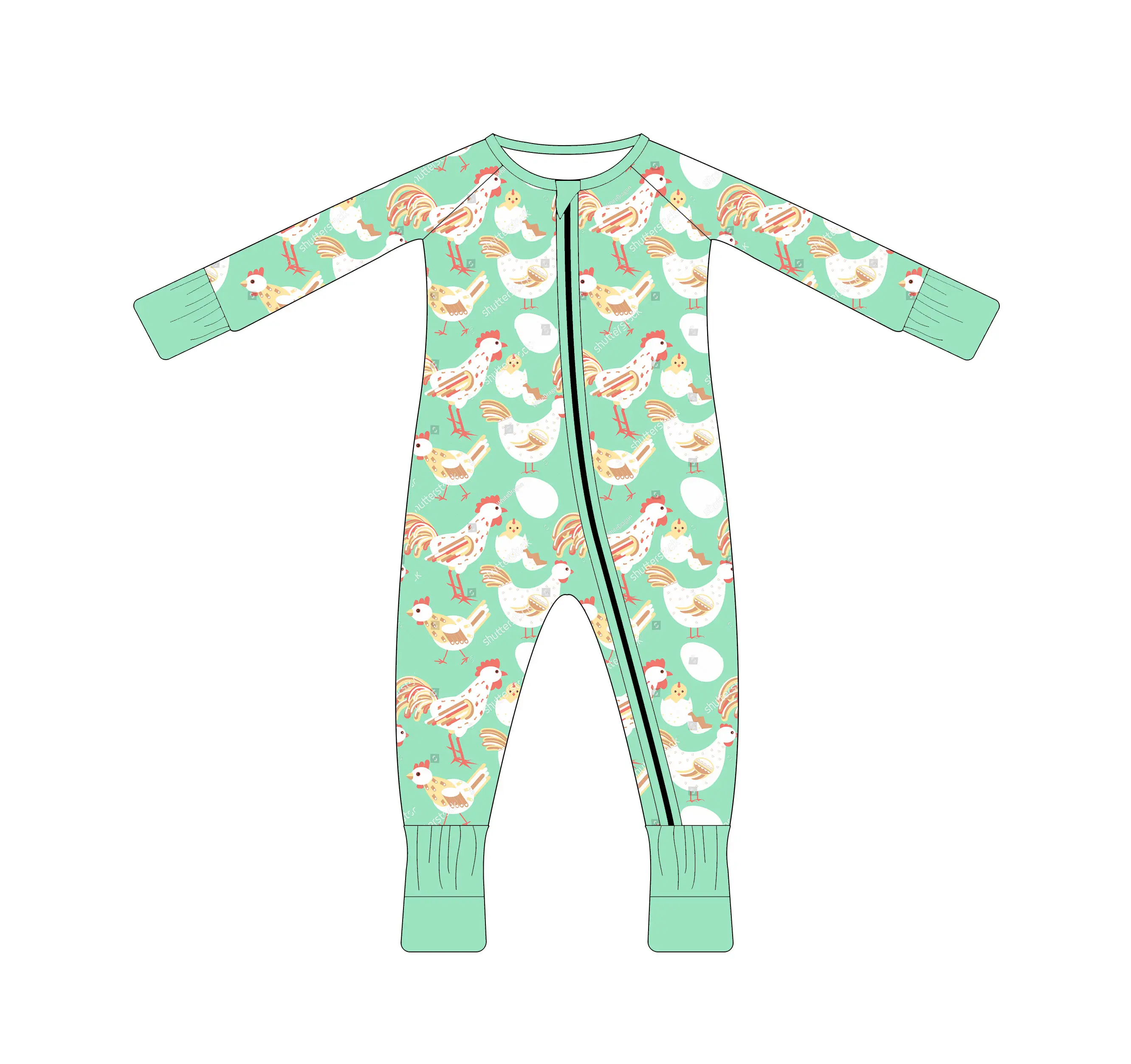 Pola desain terbaru pakaian bayi kelinci untuk anak baru lahir
