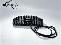 Moteur sans balais universel 72V DC sans engrenages, phare avant 12 LED haute luminosité, écran LCD, pièces électriques pour scooter Huajiyu