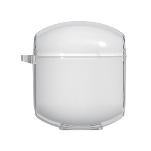 Étui transparent antichoc en plastique pour écouteurs avec finition givrée et design moulé sur mesure - Product Image 5