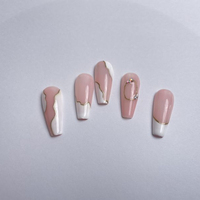 Vernis Gel UV/LED 3D Haute Densité Vegan Effet Miroir Métallique Chrome Français à Faible MOQ, Marque Privée, Écologique et Sans HEMA
