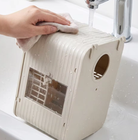 Nouvelle Cage à Oiseaux Suspendue Moderne en Plastique Solide pour l'Élevage de Perruches, Nymphées, Canaris, Petits Perroquets et Agapornis - Accessoires Essentiels pour l'Habitat des Oiseaux