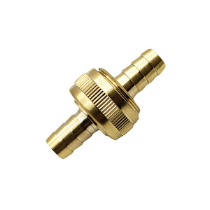 Conector de latón de 1/2 pulgada para reparación de mangueras, conector roscado para manguera de jardín, fácil de instalar. - Product Image 3