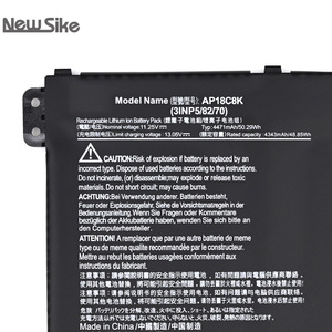 แบตเตอรี่แล็ปท็อปสำหรับ Acer <span class=keywords><strong>Aspire</strong></span> <span class=keywords><strong>5</strong></span> <span class=keywords><strong>A514</strong></span>-52 AP18C4K AP18C8K สำหรับ Acer Chromebook 314 C933 - Product Image 4