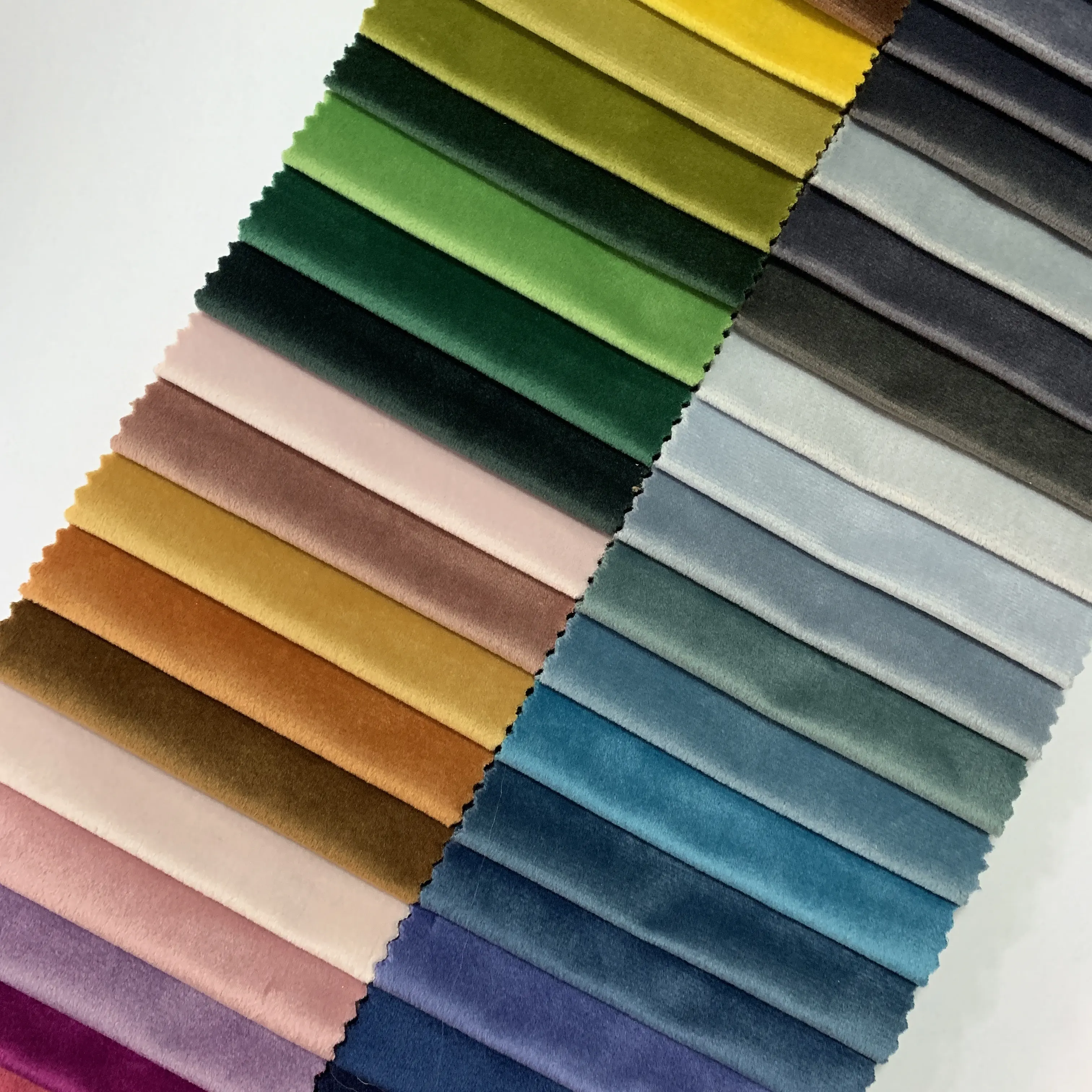 Personalizado multi-cores design holland veludo poliéster malha sofá de tecido para móveis têxtil