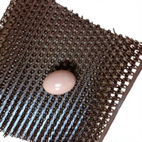 Nouvelles coussinets de nidification en plastique PP lavables avec tapis d'herbe artificielle pour poulets d'élevage, taille personnalisable