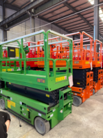 Plateforme élévatrice à ciseaux 8m/10m sans entretien, autopropulsée, à fonctionnement stable avec système de protection contre l'inclinaison pour projets de construction