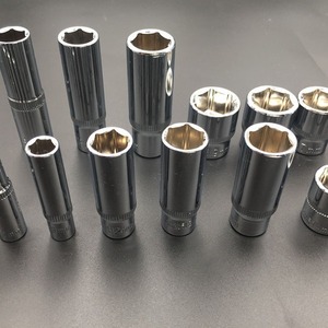 <b>Socket</b> Wrench Set 1/4 3/8 Inch Metric Hex <b>Sockets</b> Extended Industrial Grade Chrome Vanadium Steel - Product Image 2