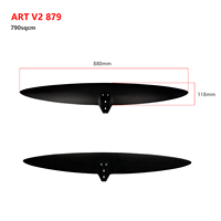 ART V2 879 ART V2 939 ART V2 999 AXIS ART V2 1099 HM Carbone Avant-Garde ART V2 819 Nouvelle Conception Planche de Surf Hydrofoil pour Sports Nautiques