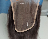 Closure en dentelle HD 7x7 Deep Parting, Closure en dentelle HD 6x6 5x5 pour cheveux humains lisses, Closure frontale en dentelle HD 13x6 effet peau, pré-épilée