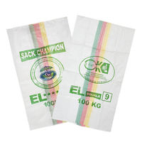 Sacs tissés en PP pour l'emballage 50kg 25kg 100kg – Sacs en polypropylène raphia pour sucre, farine, riz, maïs, aliments pour animaux et volailles
