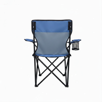 Chaise pliante en acier inoxydable, chaise de camping portable, chaise de plage Oxford légère, siège d'extérieur pour les voyages, pliable et écologique