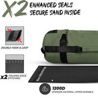 Sacs de sable d'entraînement robustes personnalisables avec logo pour exercices de fitness en extérieur, avec poids réglables, vente en gros