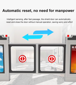 Cancello Automatico con Schermo a Piattaforma, Barriera Intelligente per Pedoni con Riconoscimento Facciale e Codice QR per Sicurezza in Stazioni Ferroviarie e Metropolitane - Product Image 3