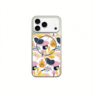 Custodia Magnetica Anti-Caduta con Design Floreale per iPhone 17 Pro - Product Image 1