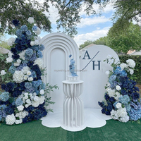 Panneau de fond en PVC imperméable Muwei avec support en fer, impression personnalisée pour mariage, fête d'anniversaire, décoration