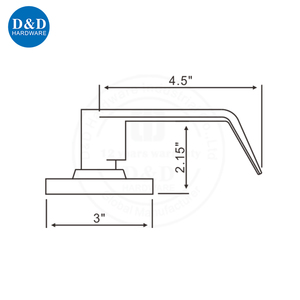 Tiêu Chuẩn Mỹ UL Được Liệt Kê Bằng Thép Không Gỉ 304 <span class=keywords><strong>ANSI</strong></span> Lớp <span class=keywords><strong>2</strong></span> Bộ Khóa Đòn Bẩy Hình Ống Xếp Hạng Lửa - Product Image 6
