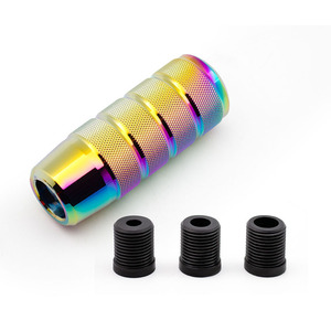 Aosu Auto Parts Car Gear <b>Shift</b> <b>Knob</b> Knurled Aluminum Alloy Ergonomic Manual Seven Colors Red Blue Silver Gold Purple - Product Image 5