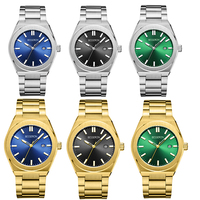 Montre pour homme en acier inoxydable OEM, vente en gros, cadran rond de luxe, lumineux, logo personnalisé, nom personnalisé, fabricant et fournisseur de montres-bracelets