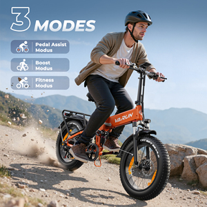 Eu In-stock 20" Fat Tire Foldable Bike 750w 48v 13ah 120km Range Dual Suspension 7-speed Mountain Trips S20-1plus Bike - Product Image 6