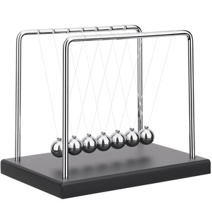 Sfere <span class=keywords><strong>di</strong></span> equilibrio con pendolo in metallo placcato consegnate in fabbrica - Product Image 1