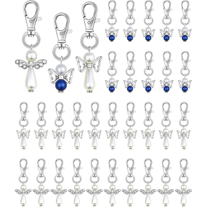 Llavero de Ángel Personalizado con Piedra de Nacimiento, Llavero de Ángel Guardián Personalizado, Regalo de Boda, Bautizo, Recuerdo, Venta al por Mayor de Fábrica <span class=keywords><strong>OEM</strong></span> - Product Image 1