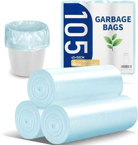 Bolsas de Basura Planas en Rollo, Bolsas de Basura HDPE en Rollo, Bolsas de Desechos Desechables para el Hogar - Product Image 1