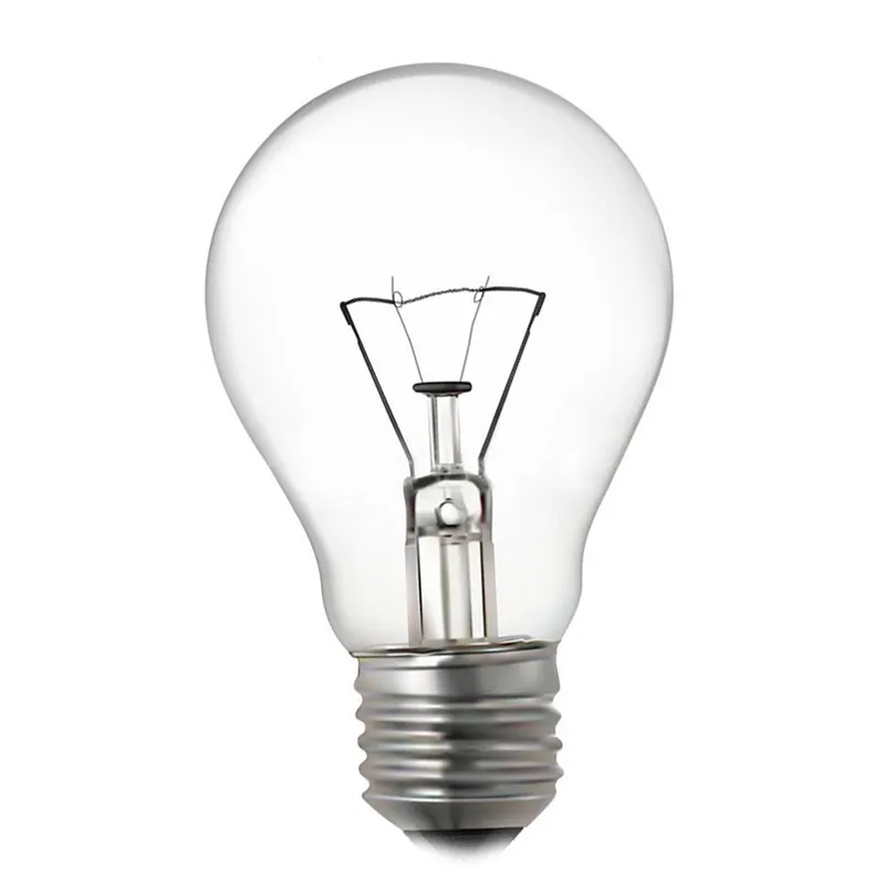 110V 220V Clear incandescent bulb A55 A60 A70 40w 60w 75w 100w 150w 200w e27 b22 incandescent bulb lamp