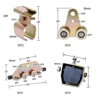Rouleau de rail coulissant W65 pour porte, poulie de chariot suspendu pour machine à souder, roue de rail coulissant de suspension de levage
