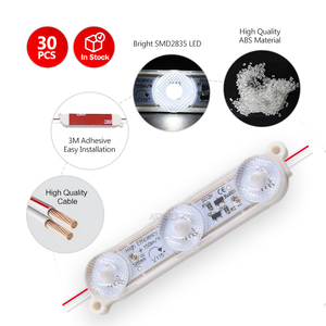 DC12V ที่มีคุณภาพสูงสุดรับประกัน5ปีมาตรฐาน UL 1.08W 150lm/W 3ชิ้นโมดูล LED IP67พร้อมเลนส์ - Product Image 3