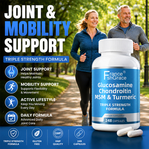 Complément de Glucosamine Chondroïtine à Marque Blanche avec MSM et Curcuma pour la Santé des Adultes – Capsules de Glucosamine Chondroïtine - Product Image 3